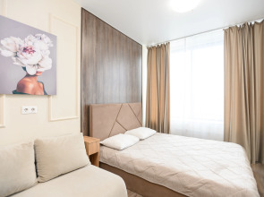 Апартаменты ApartHause с кофемашиной  рабочим местом и стильным дизайном