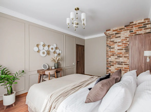 Квартира Атмосферная в центре города с двумя спальнями