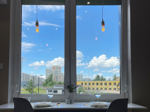 Апартаменты Уютная студия на 2х с видом на город