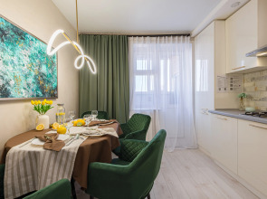 Квартира 1-к в центре на Н.Рождественского 1 от RentAp, 4 сп.места