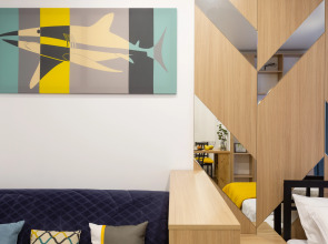 Квартира Студия с Панорамным Остеклением в Элитном ЖК Ocean City Пушкинская 265