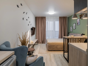 Апартаменты Студия Метро Бухарестская