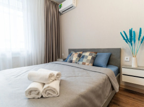 Апартаменты с Лоджией и Видом на Город и Море от LetoApart