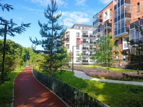 Апартаменты Oma Kodi в центре в парке у реки