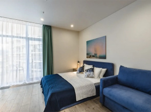 Апартаменты Крымский Рей Студия Sunny Day боковой вид на море