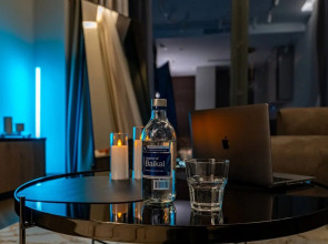 Апартаменты Sky City Moscow 59 этаж! Редкий вид на город! Интерьер нежный как лакомка!