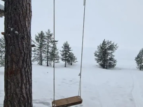 Гостевой дом с сауной вблизи реки и озера Ладоги Лисий берег