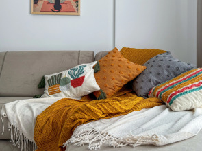 Квартира 1+1 Qoople Elysee 06 рядом с пляжем Клеопатра