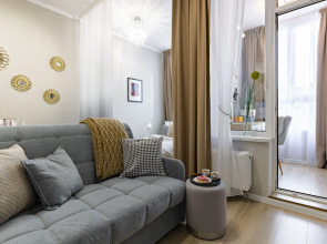 Квартира Уютная дизайнерская студия рядом с Экспофорумом Спб