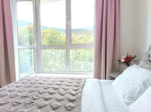 Квартира-студия с панорамным видом на горы