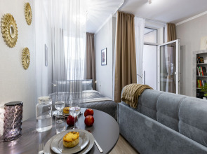 Квартира Уютная дизайнерская студия рядом с Экспофорумом Спб