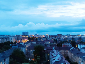 Апартаменты Altezza с панорамным видом на город с 13 этажа