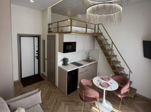 Апартаменты Двухуровневая студия KrasLoft в ЖК Преображенский на 4 человек