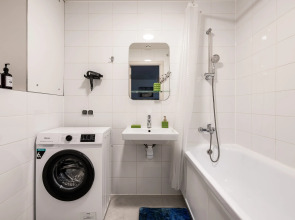 Квартира Уютная евродвушка у метро Озерная, 3 раздельных спальных места