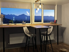 Квартира Студия с Роскошным Видом на Горы