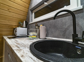 Гостевой дом A-Frame 40 с панорамным остеклением