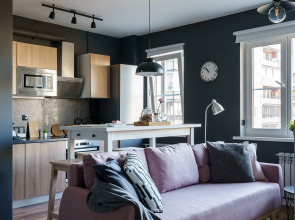 Апартаменты Nalichnaya 40k4 Scandi by Fanoteli