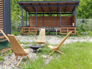 Частный дом Загородный комплекс на берегу реки с баней 1