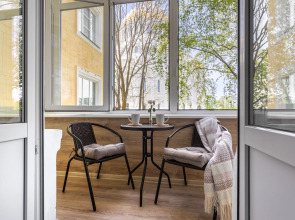 Квартира Prudius Apart в центре Кронштадта с видом на Морской Собор