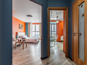 Апартаменты с Лучшим Видом на Краснодар. 24 этаж ЖК Большой Lounge балкон и Smart TV