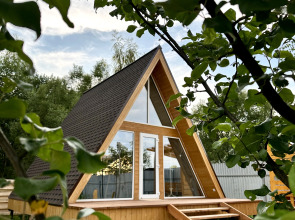Глэмпинг Домики A-frame С Чаном или Купелью-Фурако