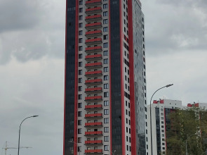 Апартаменты видовые двухкомнатные у метро на 24 этаже