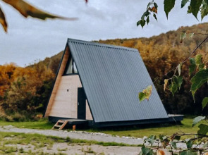 Шале двуэтажный А-фрейм с террасой