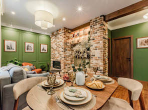 Квартира Атмосферная в центре города с двумя спальнями