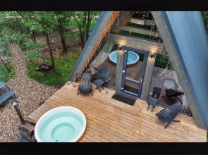 Частный дом A-frame На холме