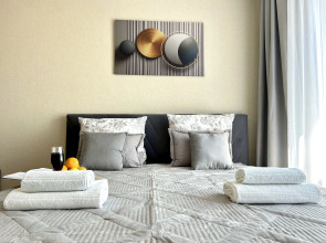 Апартаменты FSF В Географическом Центре с Дистанционным Заездом