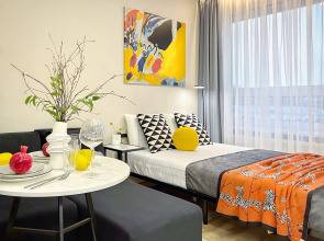 Апартаменты Granada Красивая студия в новом апарт-отеле на берегу канала