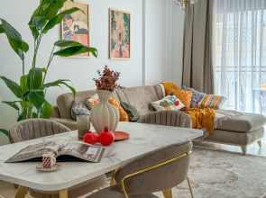 Квартира 1+1 Qoople Elysee 06 рядом с пляжем Клеопатра