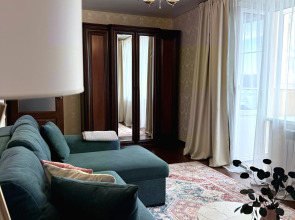 Апартаменты 2-комнатная квартира с прямым видом на Волгу