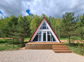 Гостевой дом A-frame на Форелевом хуторе