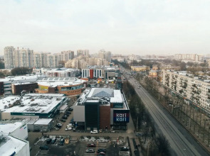 Апартаменты на 18 этаже с панорамным видом на Север Санкт-Петербурга