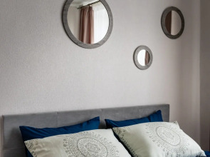 Квартира с видом на город и достопримечательности