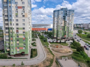 Квартира однокомнатная с видом на Волгу и стaдиoн