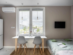 Апартаменты Уютная студия на 2х с видом на город