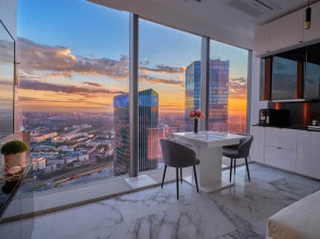 Апартаменты Sky City Moscow 80 этаж Вид на МГУ, Лужники, Парк победы, Воробьевы горы! Уникальный вид!