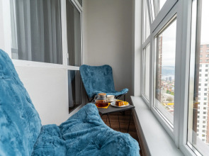 Апартаменты с Лоджией и Видом на Город и Море от LetoApart