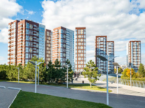 Апартаменты на 22 этаже с видом на реку