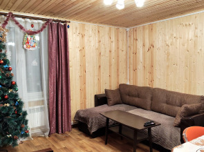 Коттедж с баней в сосновом бору у озера, рядом с турбазой Чайка