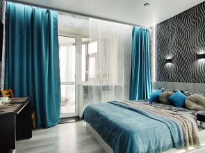 Квартира Guru c лаундж зоной на балконе