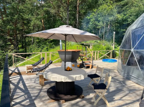 Глэмпинг Глэмпгеокупол "Домик на Оке" Таруса