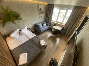 Квартира видовая дизайнерская 2х-комнатная в стиле Лофт