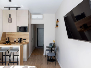 Апартаменты Wood Resort в Сестрорецке в комплексе с бассейном