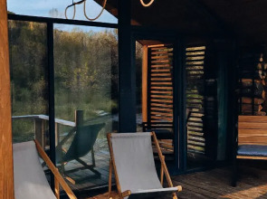 Шале двуэтажный А-фрейм с террасой