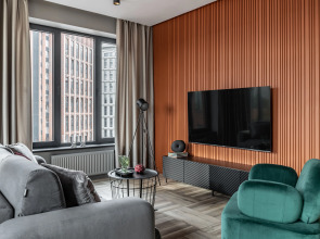 Квартира Moscow Deluxe Apartments Family Suite Silver Fountain