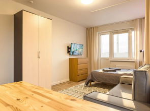 Квартира 1к с видом на озеро