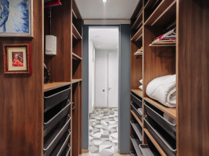 Апартаменты Lalapart Skyfall с панорамным видом с 46 этажа небоскреба Савеловский Сити